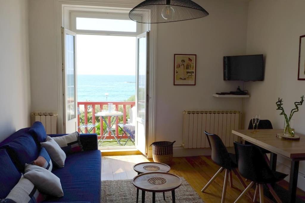 Appartement Le Sahel - Vue Imprenable Sur L'Ocean Biarritz Kültér fotó