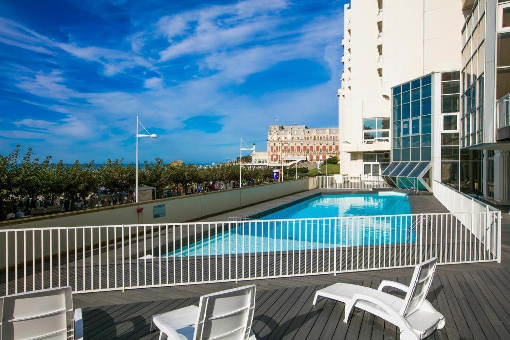 Appartement Le Sahel - Vue Imprenable Sur L'Ocean Biarritz Kültér fotó